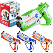 Best Choice Products Set of 4 Laser Tag Blasters, Rechargeable Infrared Lazer Tag Set & Docking Station