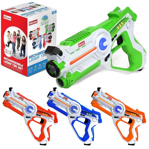 Best Choice Products Set of 4 Laser Tag Blasters, Rechargeable Infrared Lazer Tag Set & Docking Station
