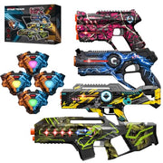 Best Choice Products Set of 4 Laser Tag Blasters, Rechargeable Infrared Lazer Tag Set & Docking Station
