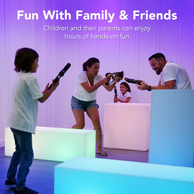 Best Choice Products Set of 4 Laser Tag Blasters, Rechargeable Infrared Lazer Tag Set & Docking Station