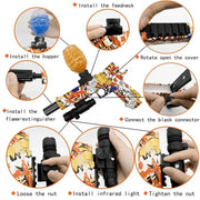 Electric Hopper Feed M1911 Orbeez Gel Ball Blaster
